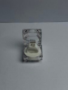 CRYSTAL GRID SIGNET RING