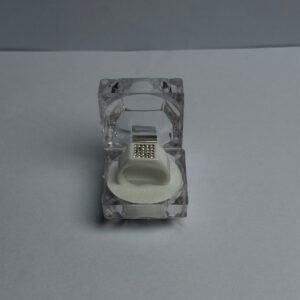 CRYSTAL GRID SIGNET RING